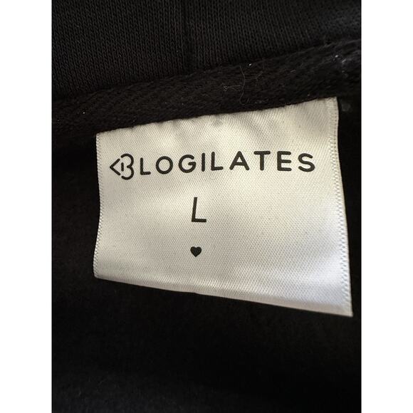 Blogilates Marshmallow Hoodie Size Large Black - Picture 9 of 10
